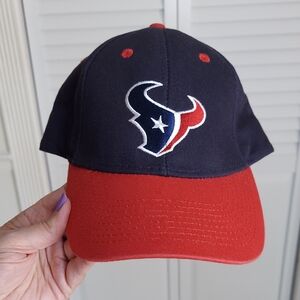 Texans NFL Cap, Red White Blue, One Size NFL Authenticity‎ Sticker, NEW!